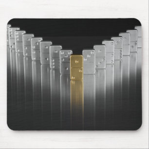 Mousepad Dominós do ouro e da prata