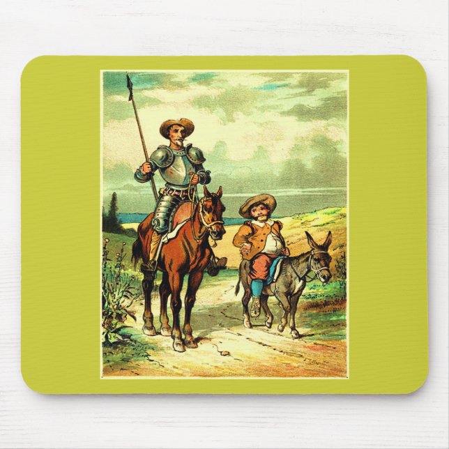 Mousepad Don Quixote e Sancho Panza (Frente)