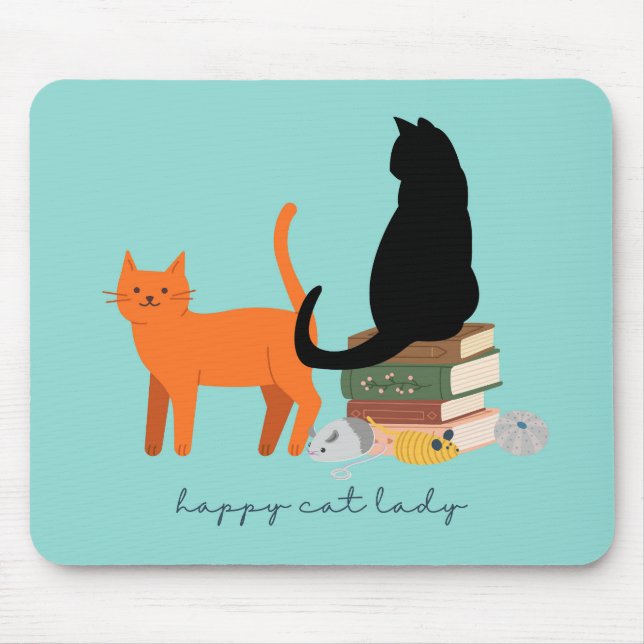 Mousepad Dona Feliz do Gato (Frente)