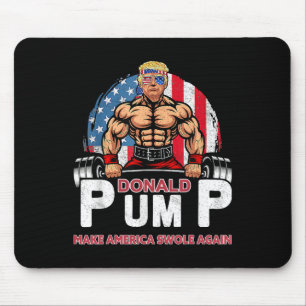 Mousepad Donald Bombeia a América Swole Novamente Divertido