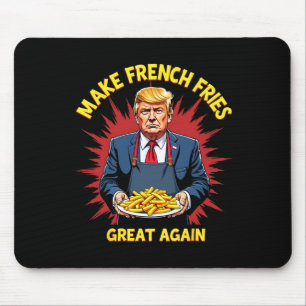 Mousepad Donald Trump 2024 Francês Fry - Make French Fries 