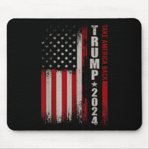 Mousepad Donald Trump 2024 Leve a América Ck Bandeira Ameri