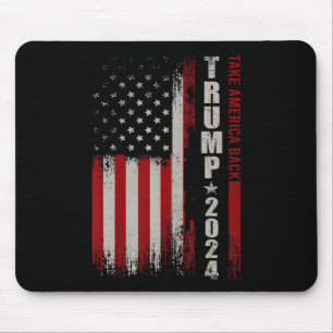 Mousepad Donald Trump 2024 Recupere a bandeira americana