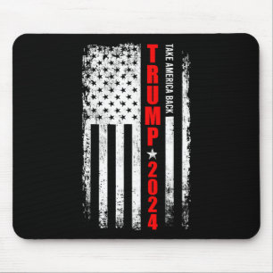 Mousepad Donald Trump 2024 Recupere a bandeira americana