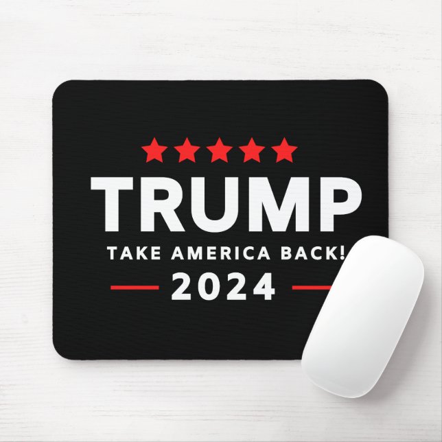 Mousepad Donald Trump 2024 Retire a América (Com mouse)