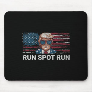 Mousepad Donald Trump 2024 Run Spot Run Funny Republican Pa