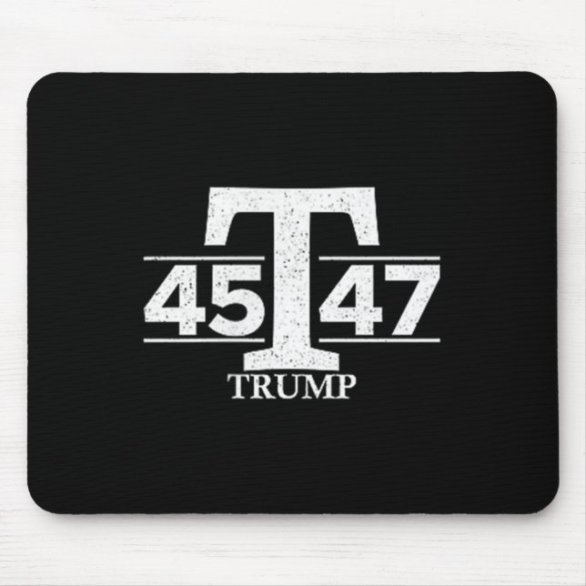 Mousepad Donald Trump 45 47 45º 47º Presidente (Frente)