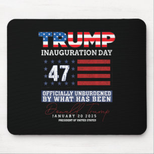 Mousepad Donald Trump 47.º Presidente 2025 Inauguração dos