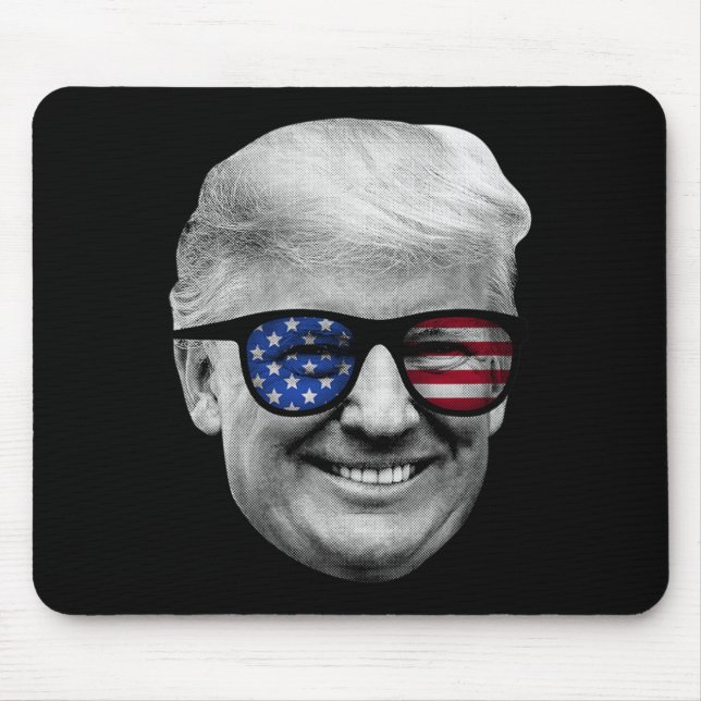 Mousepad Donald Trump American Flag 4 De Julho (Frente)