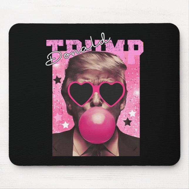 Mousepad Donald Trump Bubble Gum Pink Sungs (Frente)