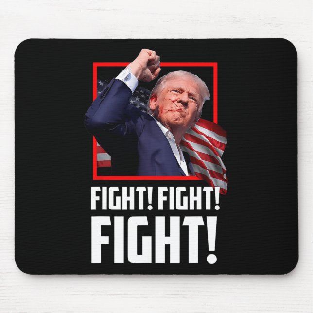 Mousepad Donald Trump Combatendo Combatentes Apoiadores (Frente)