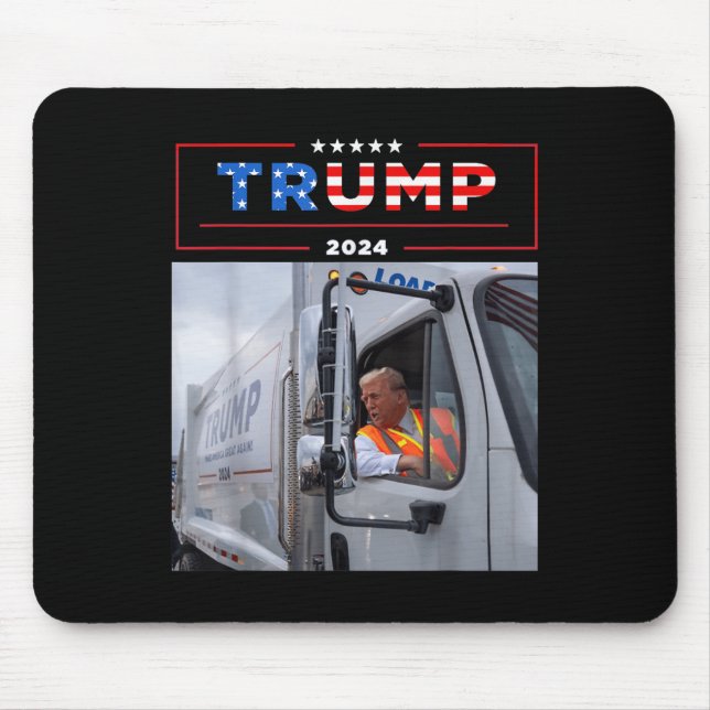 Mousepad Donald Trump Dirige No Lixo De Camisas De Lixo (Frente)