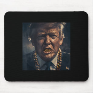 Mousepad Donald Trump Dourada Grillz