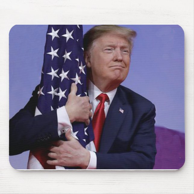 Mousepad Donald Trump e o Flag (Frente)
