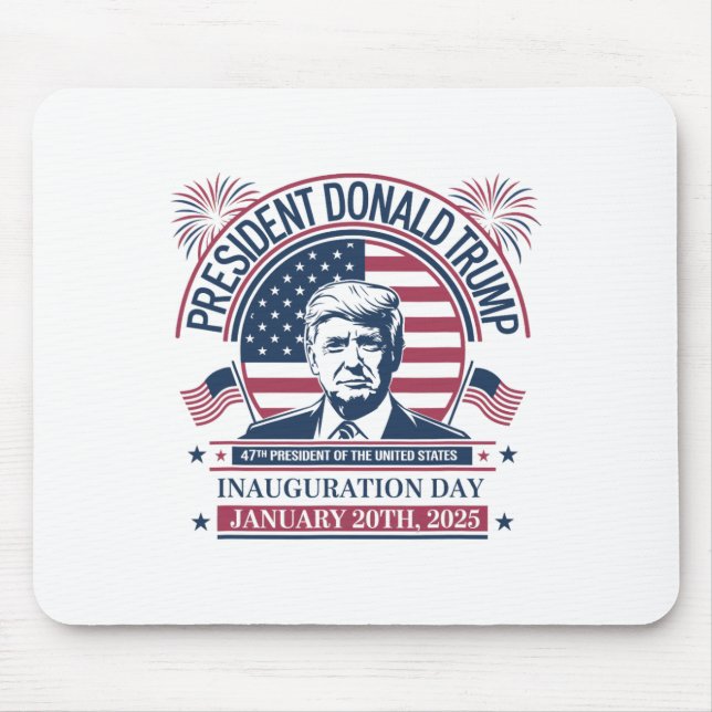 Mousepad Donald Trump ganhou o 47.º Presidente - 2024 Potus (Frente)