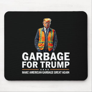 Mousepad Donald Trump Garbage Orange Vest de Segurança Refl