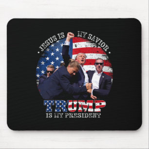Mousepad Donald Trump Lutar Com Jesus É Meu Salvador Trump