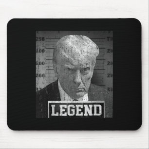 Mousepad Donald Trump Mugshot 2024 Não Apoiante Culpado