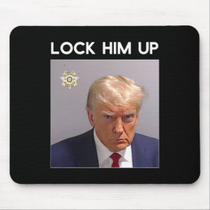 Mousepad Donald Trump Mugshot O Bloqueia Trump Mug Shot