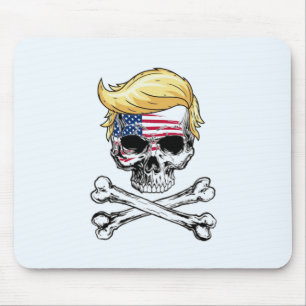 Mousepad Donald Trump Skull e Crossbones