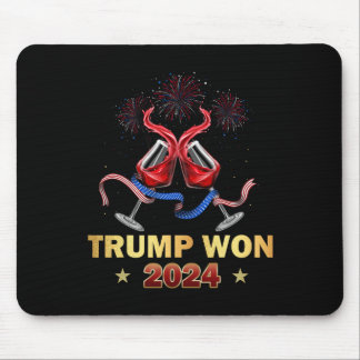 Mousepad Donald Trump Venceu Inauguração da Eleição de 2024