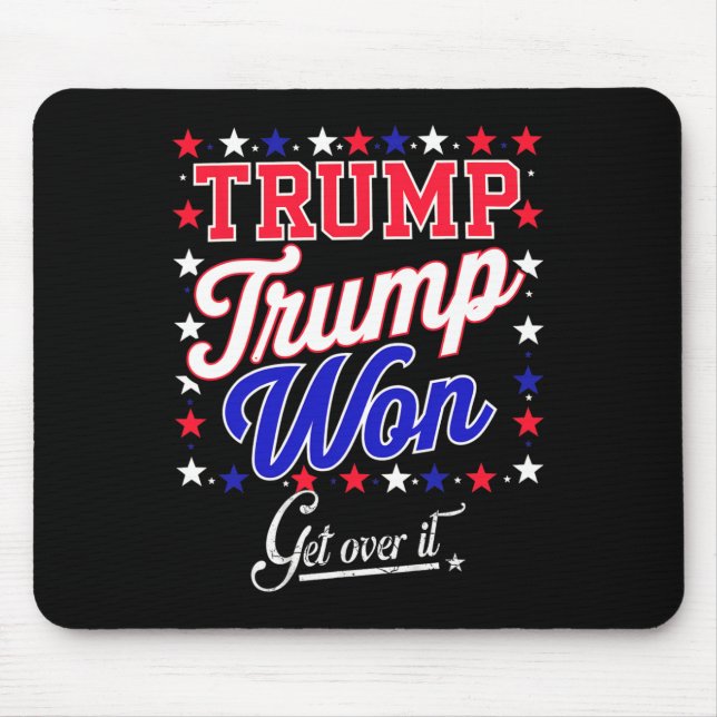 Mousepad Donald Trump Won Supera 2024 Trump Won Electi (Frente)