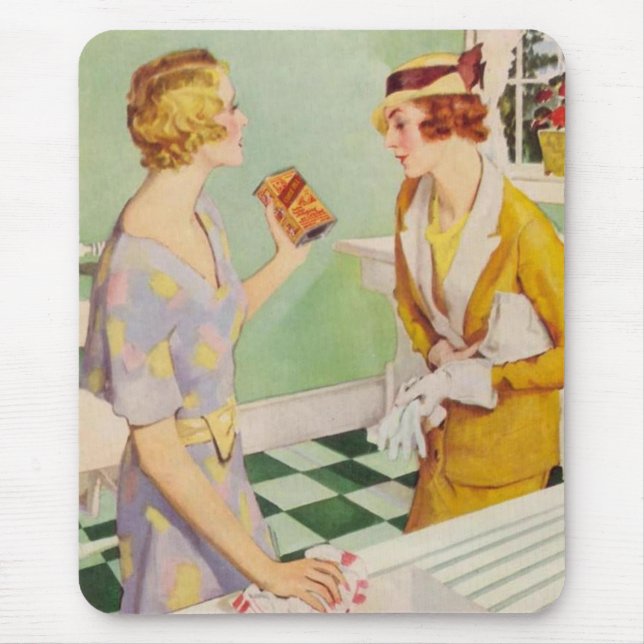 Mousepad Donas de Casa Antigas (Frente)