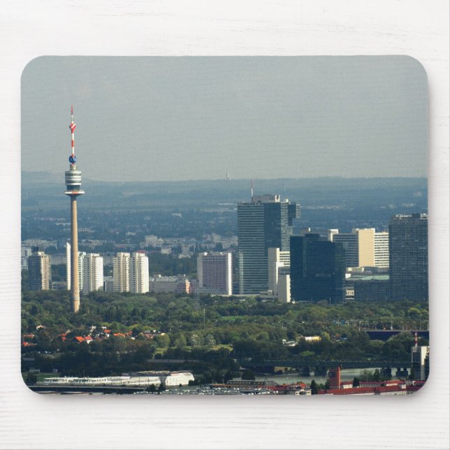 Mousepad Donauturm e Cidade da ONU (Frente)