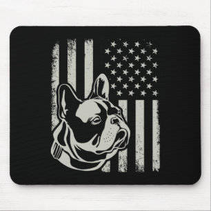 Mousepad Dono Patriótico de Bulldog Francês Amante da Bande