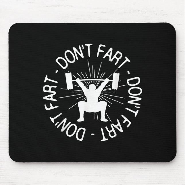 Mousepad Dont Far Funny Fitness Gym Gift  (Frente)