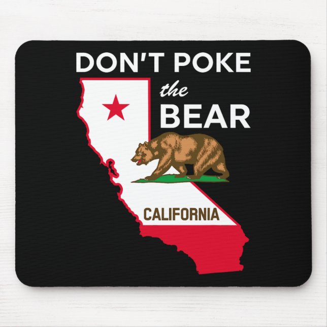 Mousepad Dont Ke The Bear California Republic Design  (Frente)