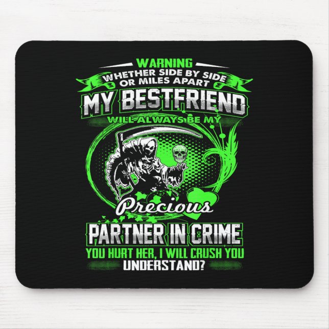 Mousepad Don't Mess With My Friend  (Frente)
