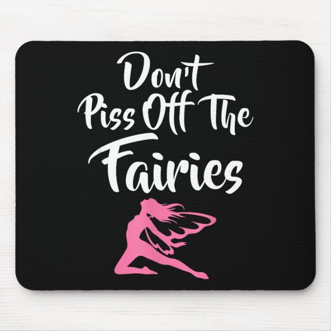 Mousepad Don't Off The Fairies Fairytale Fantasy Fairy  (Frente)
