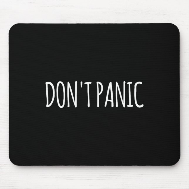Mousepad Don't Panic  (Frente)