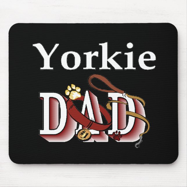 Mousepad Donts de Pai de Yorkshire Terrier (Frente)