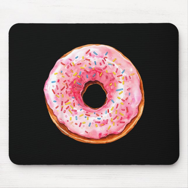 Mousepad Donut Adult Kids Men Women Doughnut Costume  (Frente)