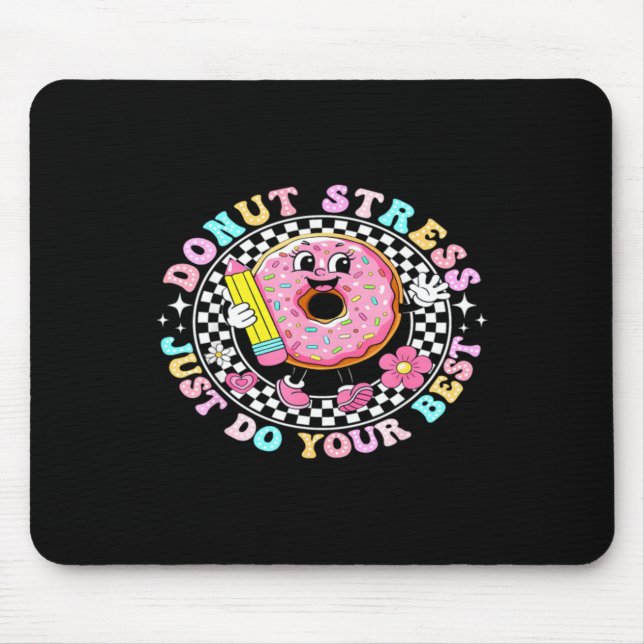 Mousepad Donut Fofo Com Lápis Diversão Volta às Aulas (Frente)