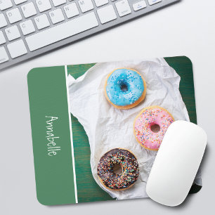 Mousepad Donuts Fofos Personalizados Escola