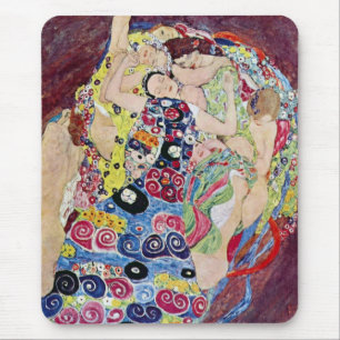 Mousepad Donzela (Virgin), Gustavo Klimt, arte Nouveau do