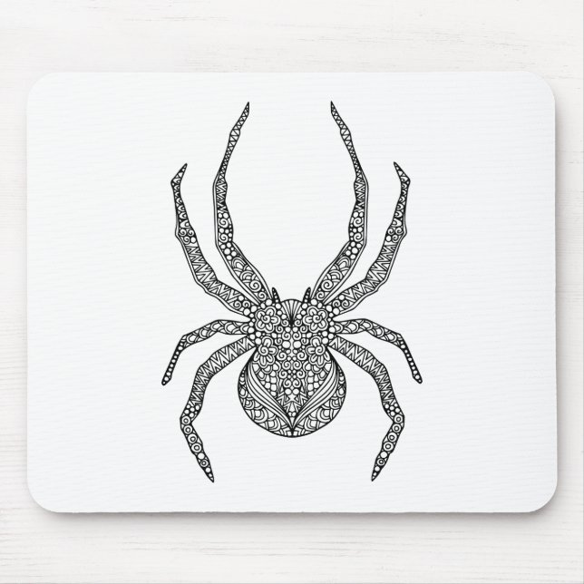 Mousepad Doodle da aranha (Frente)