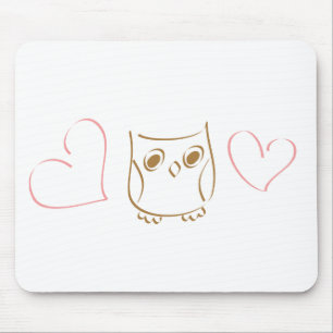 Mousepad Doodle da coruja