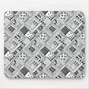 Mousepad Doodle indiano do teste padrão
