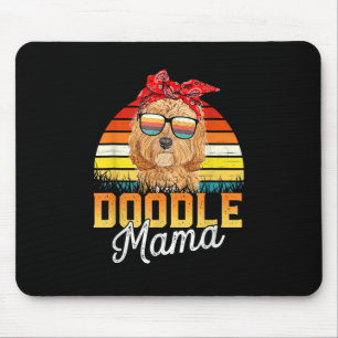 Mousepad Doodle Mama Melhor Goldendoodle Mamãe Nunca Mãe da