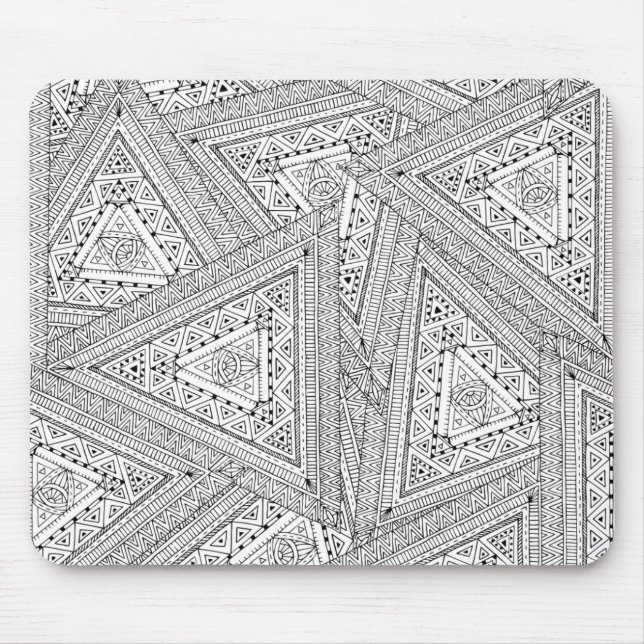 Mousepad Doodle tribal 2 (Frente)