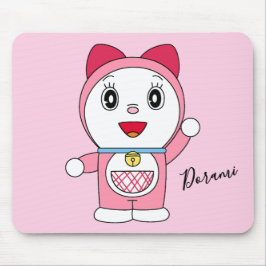 Mousepad Doraemi Rosa Fanart de Doraemon Anime
