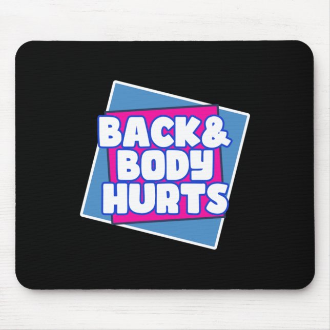 Mousepad Dores nas Costas (Frente)