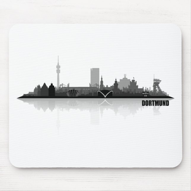 Mousepad Dortmund City Skyline (Frente)