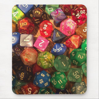 Mousepad dos dados para gamers