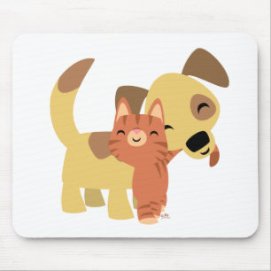 Mousepad dos desenhos animados do gatinho & do
