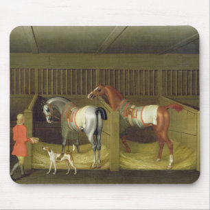 Mousepad Dos dois cavalos o belongin Running famoso dos